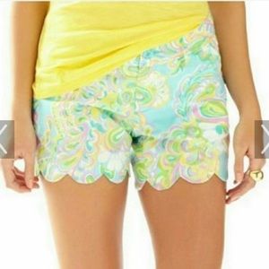LILLY PULITZER | Pastel Paisley Buttercup Shorts 0